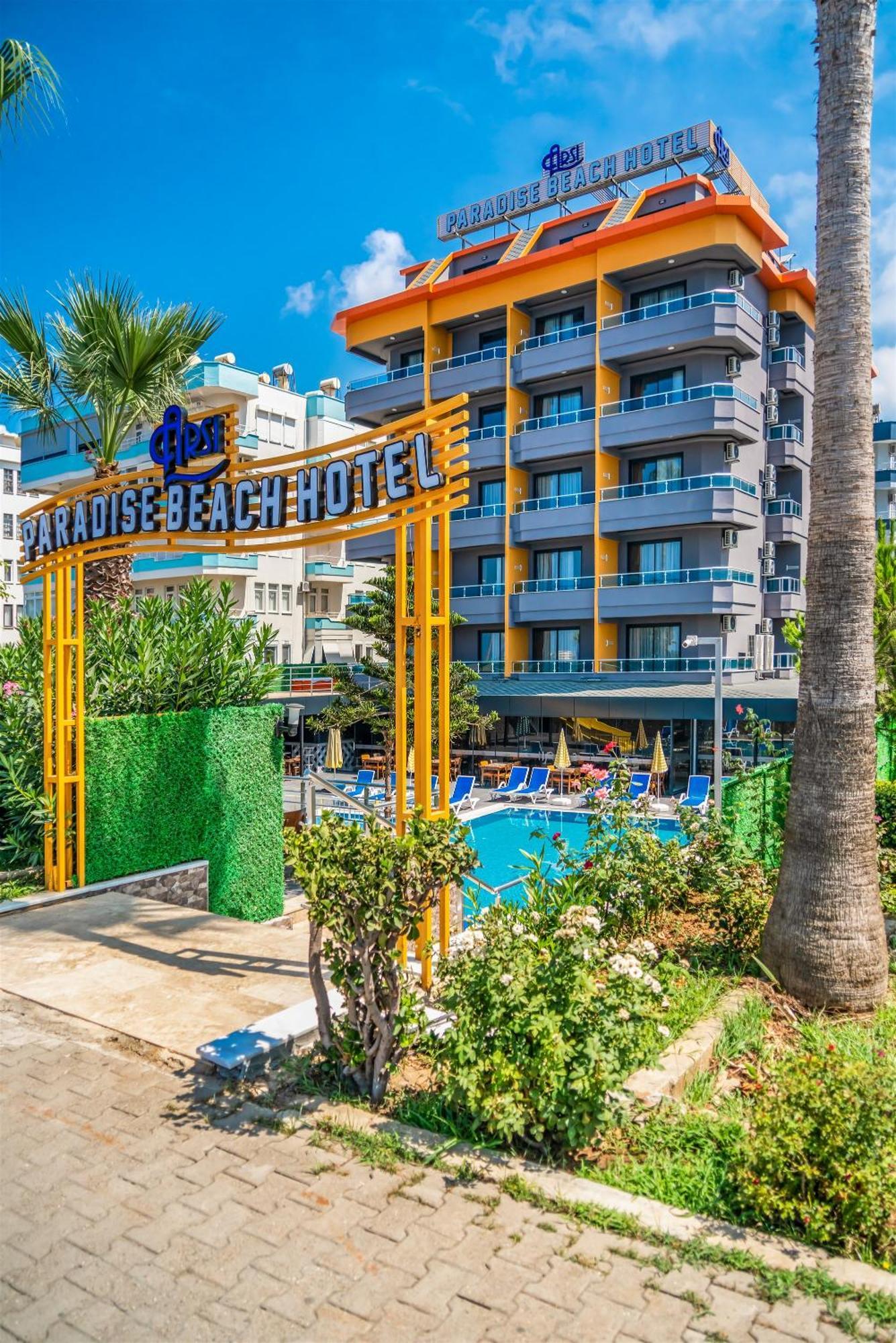Arsi Paradise Beach Hotel Alanya Bagian luar foto